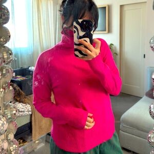 Brand new JCrew hot pink sweater